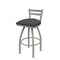 Holland Bar Stool Co 30" Low Back Swivel Bar Stool, Nickel Finish, Canter Storm Seat 41130AN004 - alternate 1